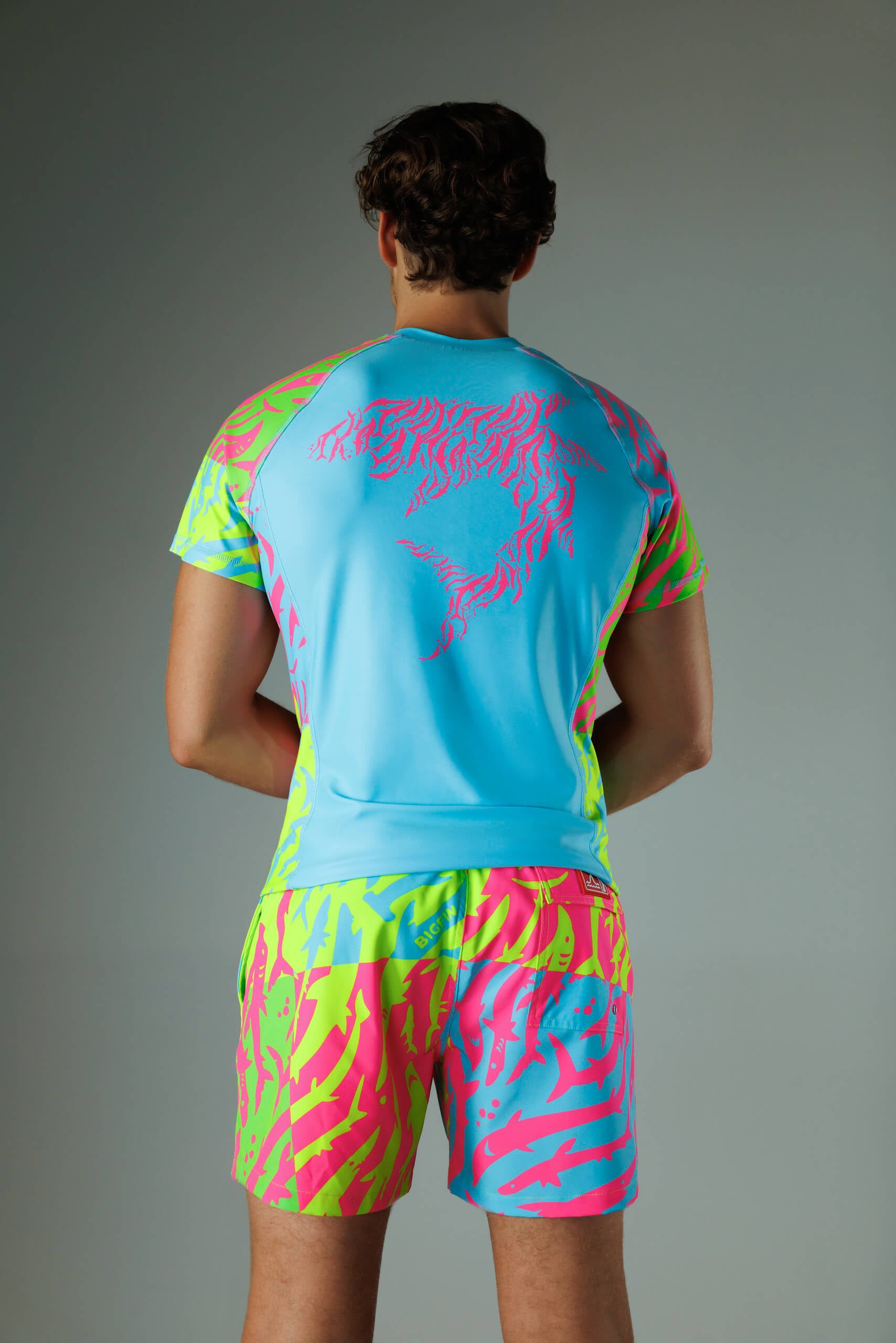 RASHGUARD NEON BLUE