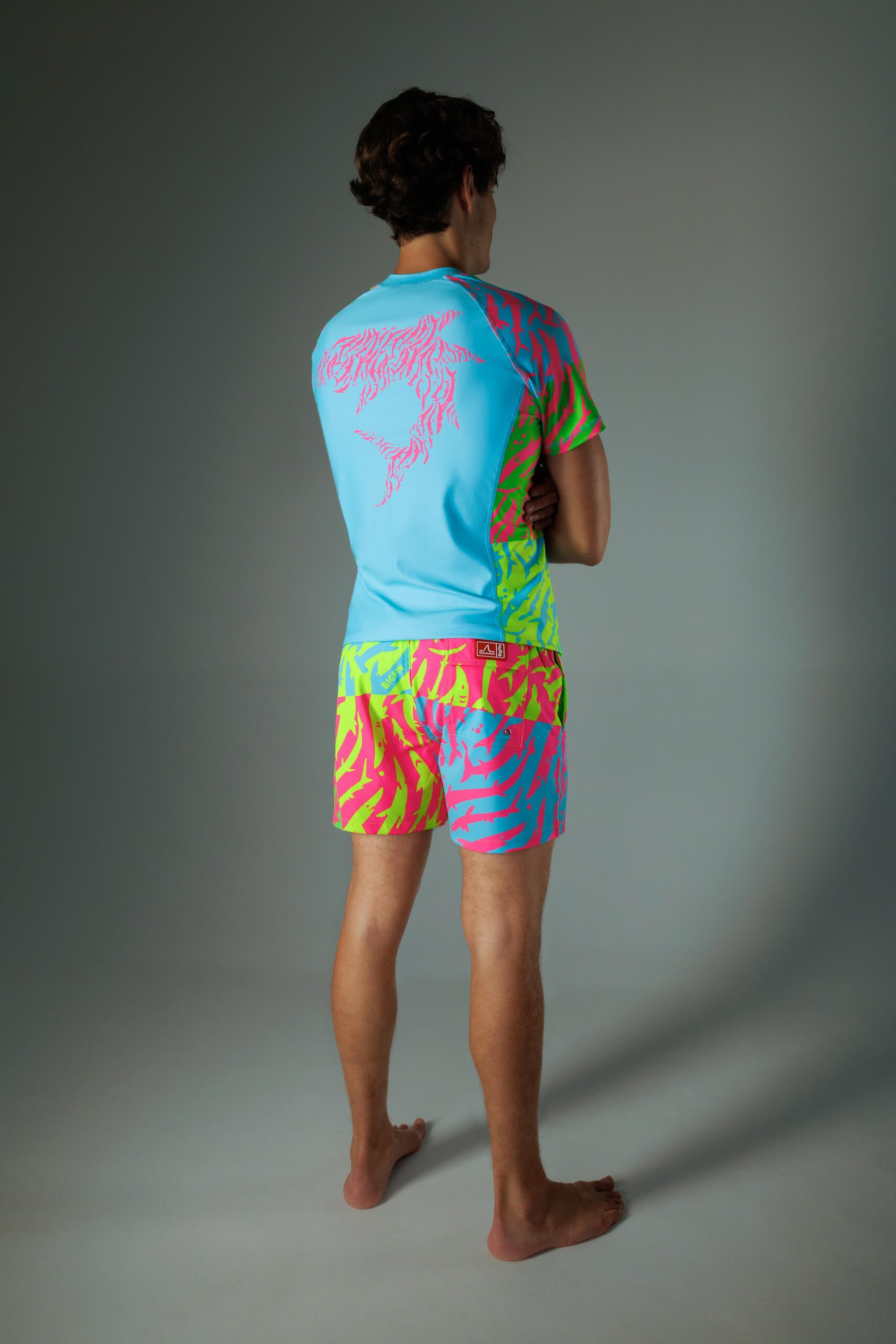 RASHGUARD NEON BLUE